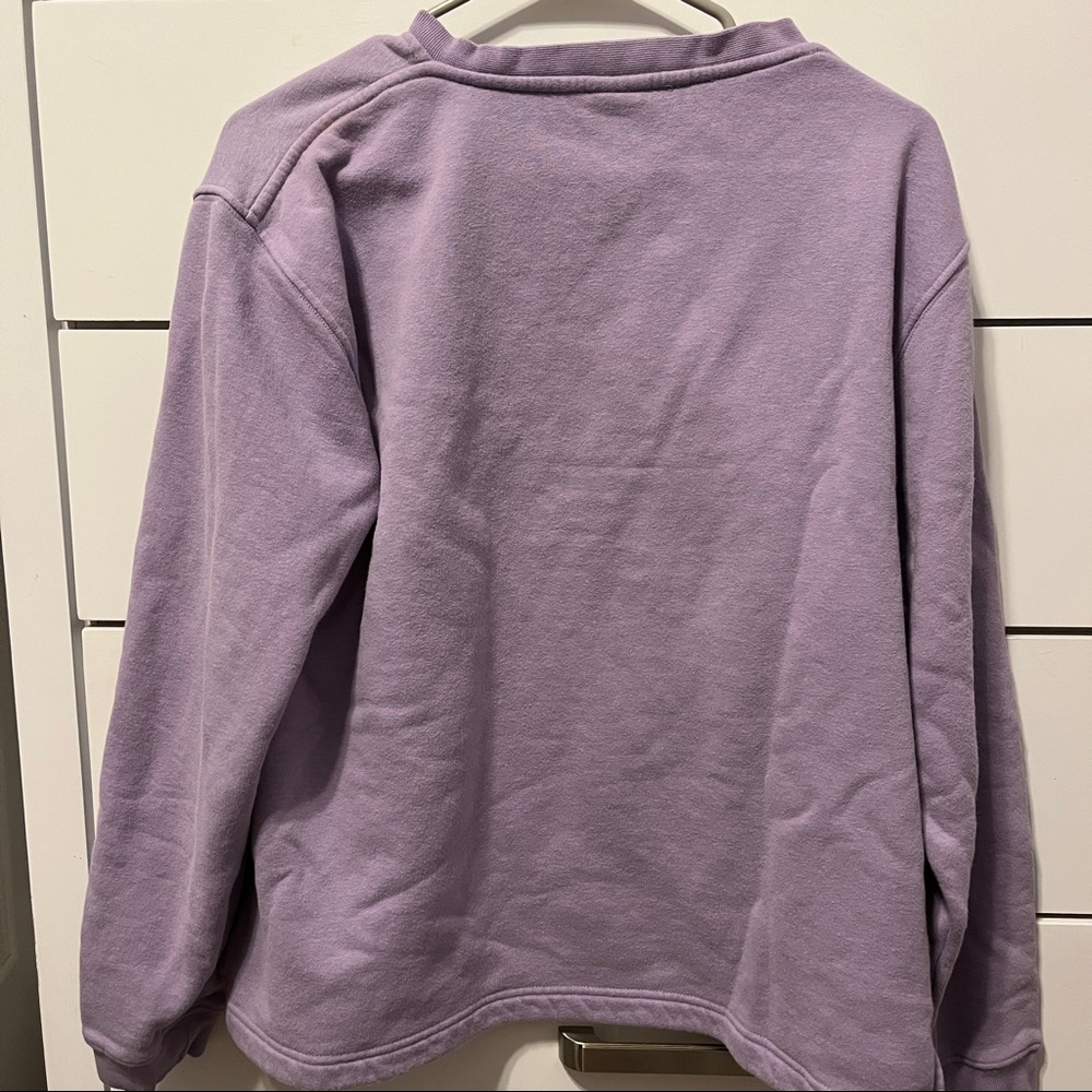 Vintage Rain Forest Cafe Orlando Purple V Neck Crewneck - Picture 3 of 5